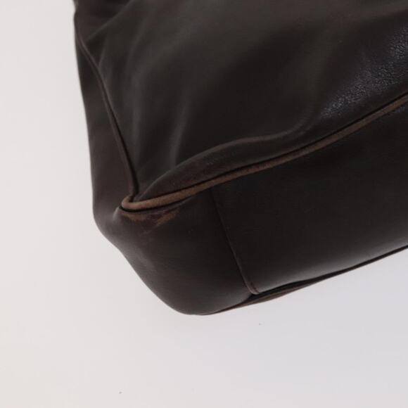 GUCCI Bamboo Hand Bag Leather Brown Gold 001 1705 001 1705 - Picture 11 of 16